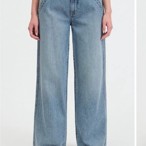 DAZE High Waisted Wide Leg Jeans - Picture 1 of 2